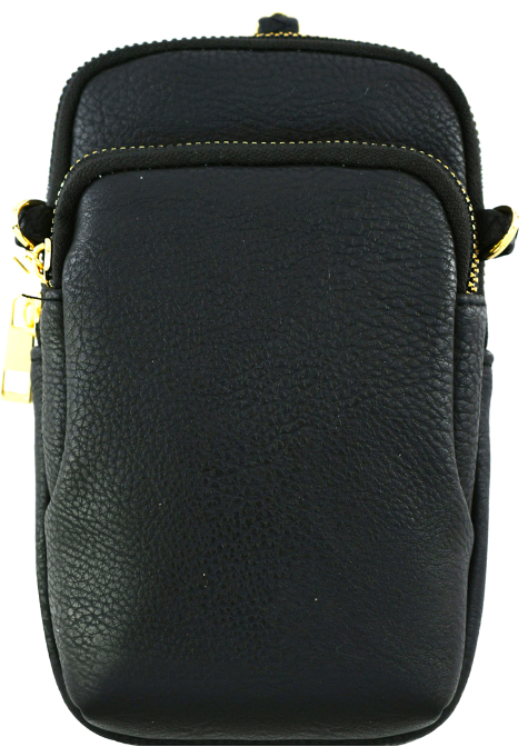 AD720 BK PHONE CASE CROSSBODY BAG