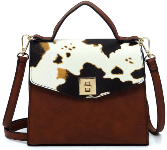 AS2771 BR/CW COLOR MIX CROSBODY BAG