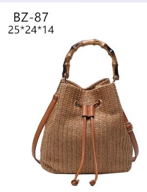 BZ-84 KH STRAW BUCKET BAG