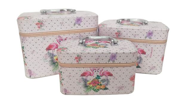 CO-407 PK 3PC COSMETIC CASE