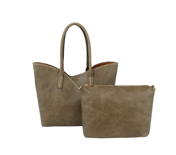 COL001-2 OLV 2PC SHOPPING BAG