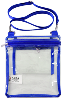 CW211 BL CROSBODY CLEAR BAG