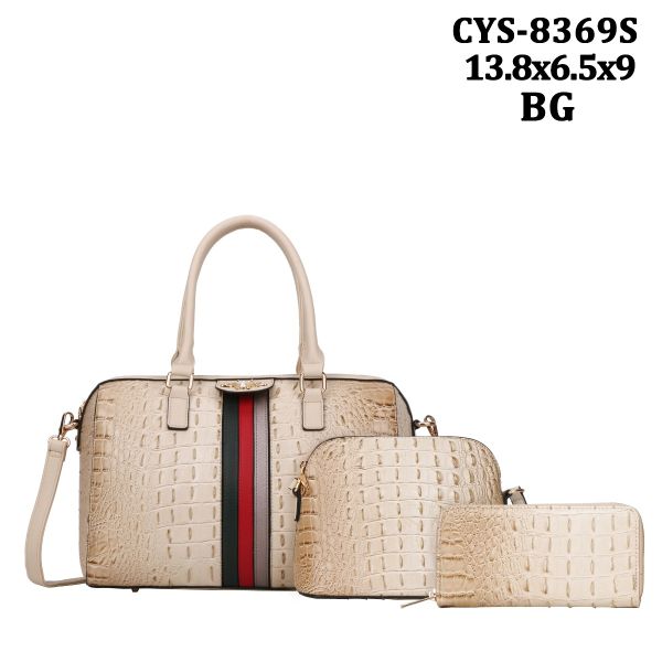 CYS-8369S BG CROCO BEE 3PC SETS