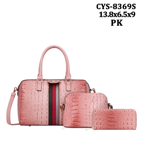 CYS-8369S PK CROCO BEE 3PC SETS