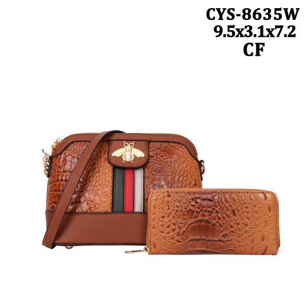 CYS-8635W CF CROCO LEATHER WITH WALLET