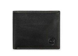 D10218/08 BK TIMERLAND GENUINE LEATHER TRIFOLD WALLET