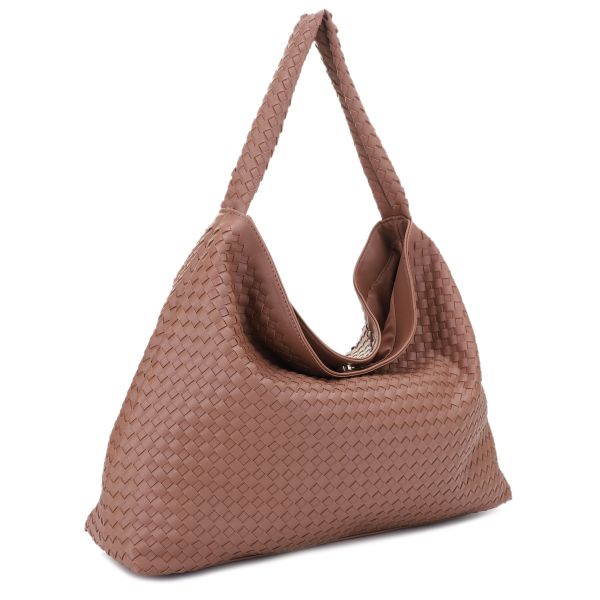 DJ85082 TP DESIGNER WOVEN HOBO BAG