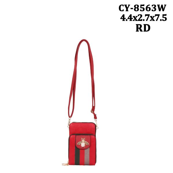 DM-8640 RD PHONE CASE CROSBODY BAG