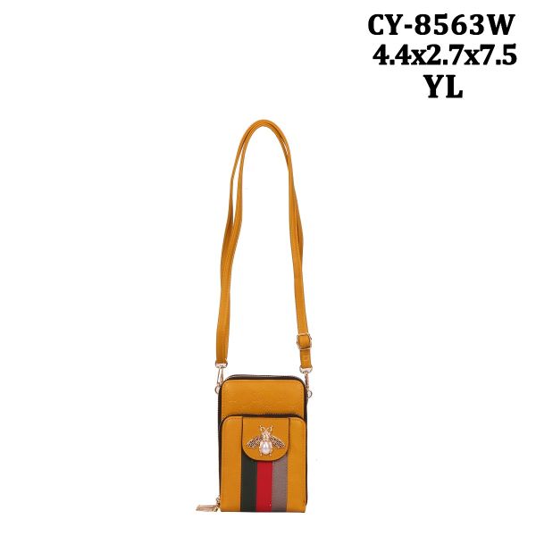 DM-8640 YL PHONE CASE CROSBODY BAG