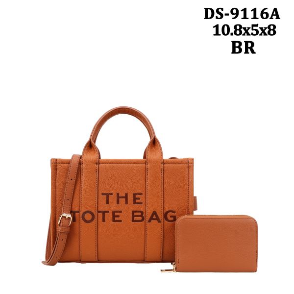 DS-9116A BR TOTE BAG WITH WALLET