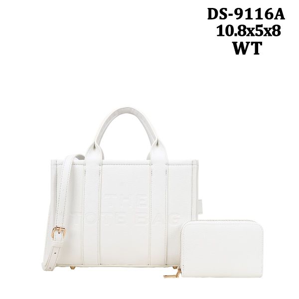 DS-9116A WT TOTE BAG WITH WALLET