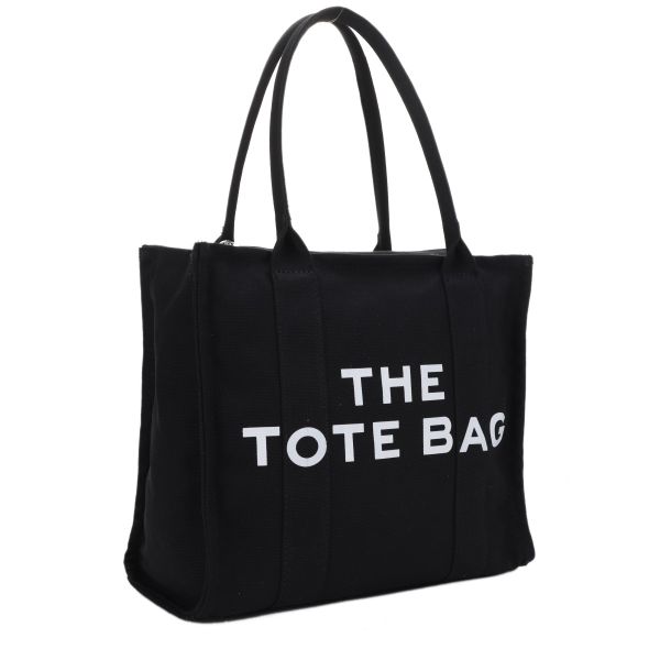 EJ15033 BK CANVAS TOTE BAG