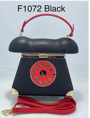 F1072 BK TELEPHONE BOX BAG