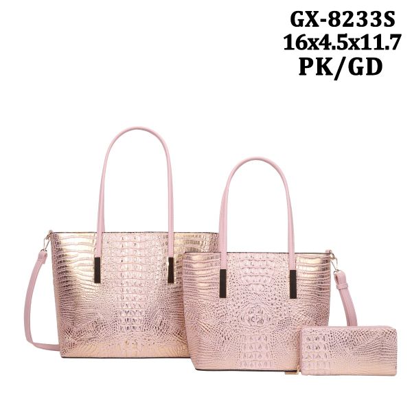 GX-8233S PK/SL DESIGNER 2 HANDBAG AND WALLET