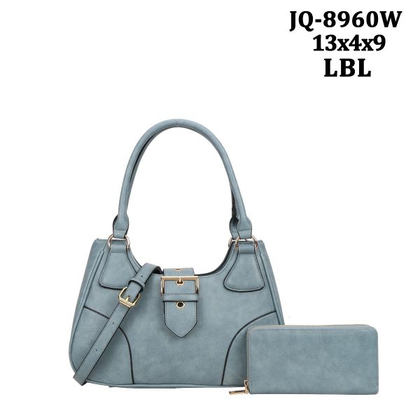 JQ-8960W LBL HOBO BAG WITH WALLET