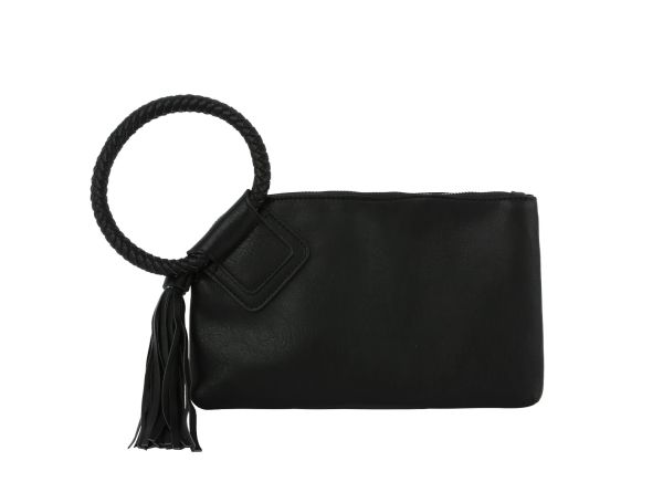 JYM-0346 BK wristlet clutch