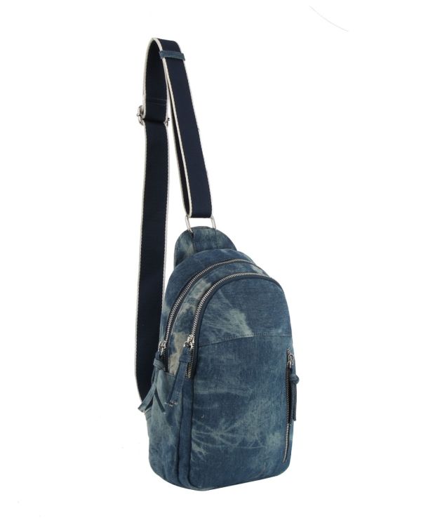 JYM-0480-M  DENIM SLING BAG