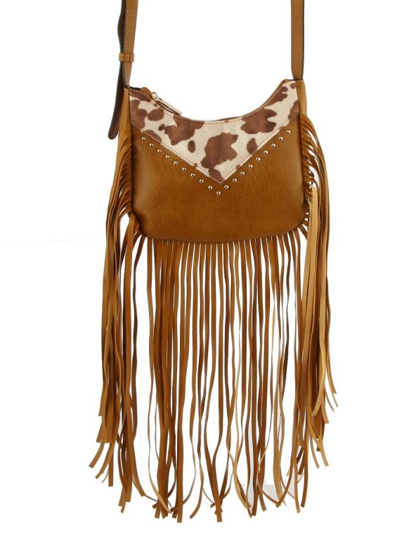 LHU440 TN FRINGE BAG