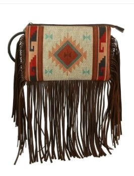 LHU446 ST Aztec Ring Handle CLUCH BAG