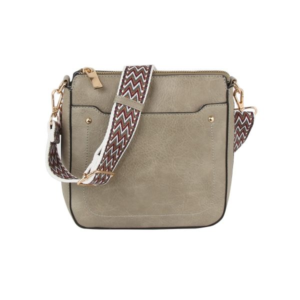 LHU449-2 DGY DESIGNER CROSSBODY BAG