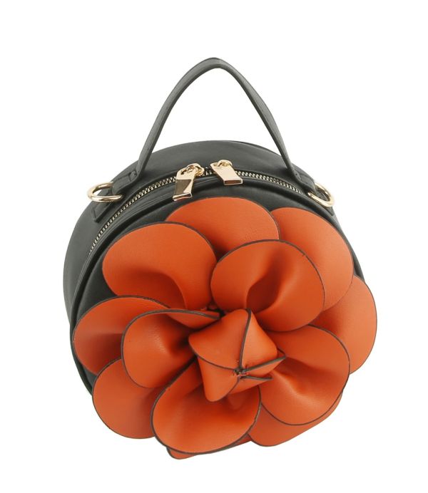 LHU472 OR CROSSBODY FLOWER BAG