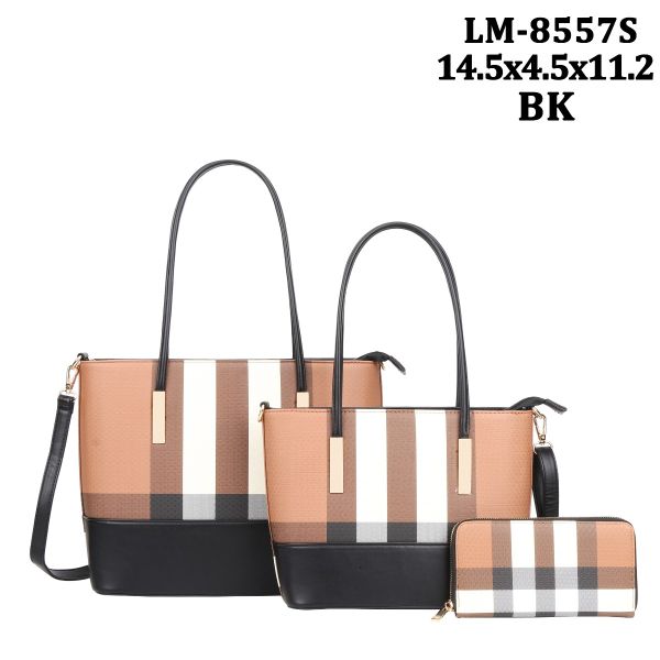 LM-8557S BK  3PC SETS PLATE BAG