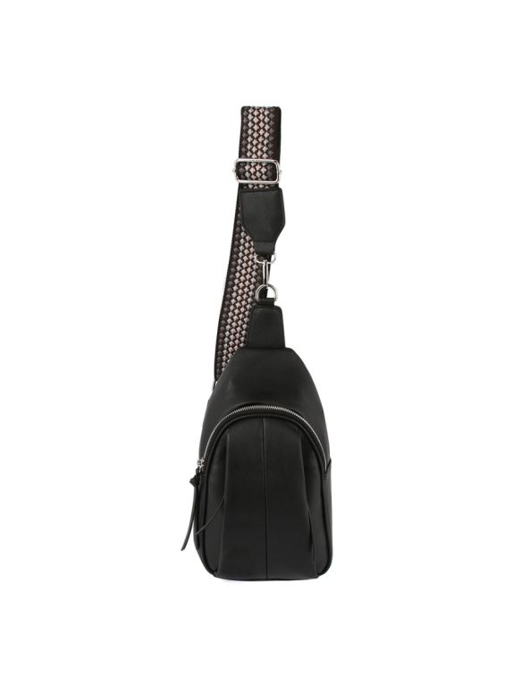 LMD014 -Z BK  GUITAR STRIPE SLING BAG