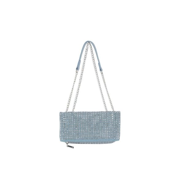 LP092-Z LDM DENIM BLING CROSBODY BAG