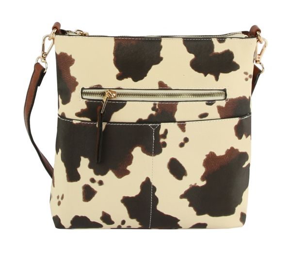 LQF038 COW CROSSBODY BAG