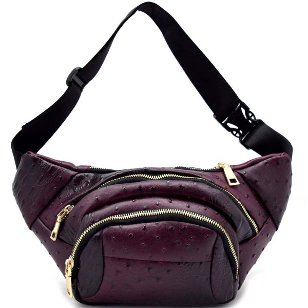 LY102-O BD Fashion Multi Pocket Fanny Pack Waist Bag