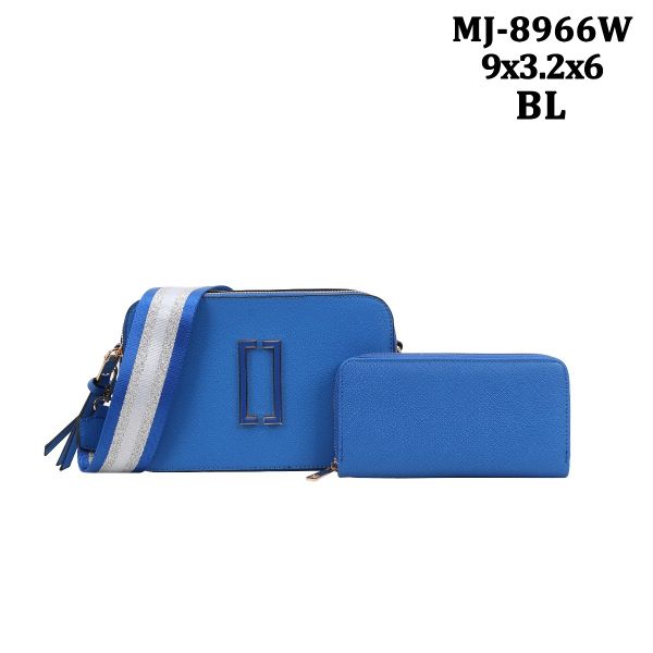 MJ-8966W BL CROSSBODY NAY WITH WALLET