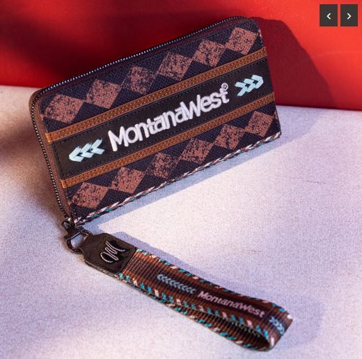 MW01-W006 CF Montana West Boho Ethnic Art Print Wallet