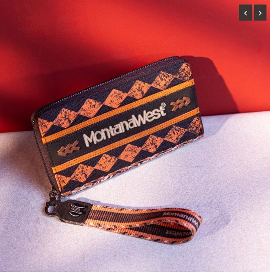 MW01-W006 LP Montana West Boho Ethnic Art Print Wallet