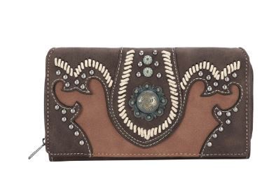 MW1061-W010 CF  Montana West Concho Collection Wallet