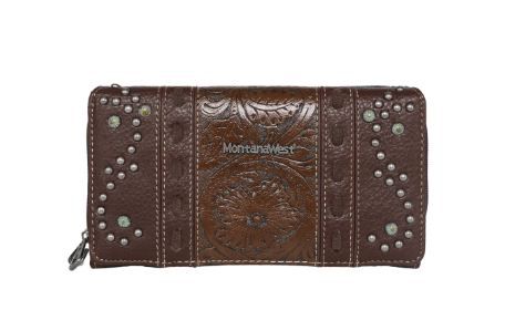 MW1067-W010 CF Montana West Embossed Collection Wallet