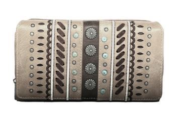 MW1091-W010 KH Montana West Studs Collection Wallet