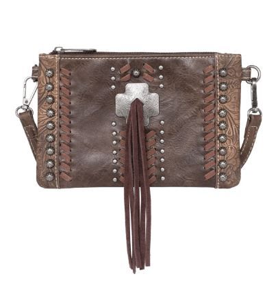 MW1098-181 CF Montana West Concho Collection Clutch/Crossbody