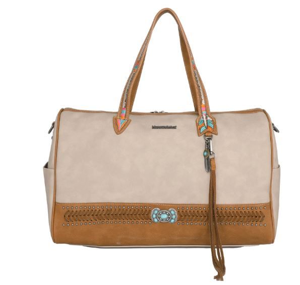 MW1112--5110 KH Montana West Concho Collection Weekender Bag