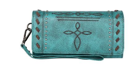 MW1124-W002 TQ Montana West Whipstitch Collection Wallet