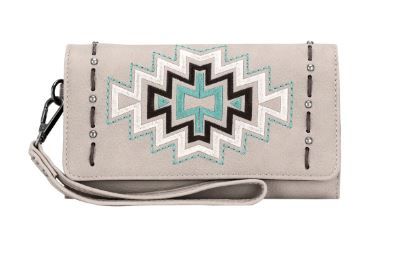 MW1125G-W018 KH  Montana West Aztec Collection Wallet