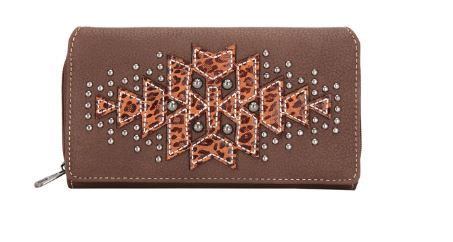 MW1128-W010 CF Montana West Aztec Collection Wallet