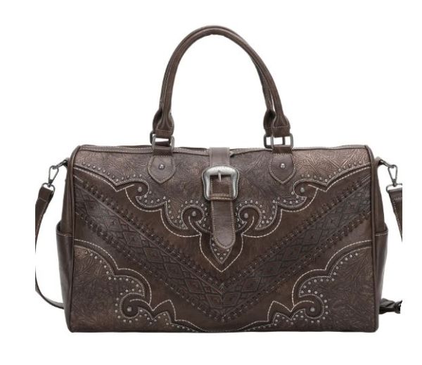 MW1131-5100 CF Montana West Buckle Collection Weekender Bag