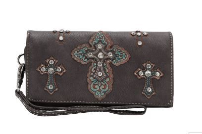 MW1136-W002 CF Montana West Spiritual Collection Wallet