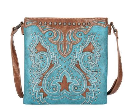 MW1137G-9360 TQ Montana West Cut-Out Collection Concealed Carry Crossbody