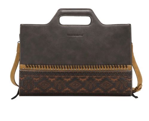 MW1139G-922 CF Montana West Aztec Tooled Collection Laptop Case