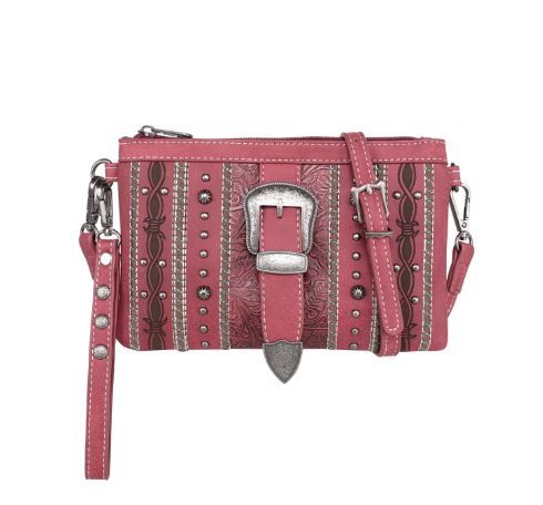 MW1148-181 BD Montana West Buckle Collection Clutch/Crossbody