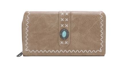 MW1149-W010 KH Montana West Concho Collection Wallet