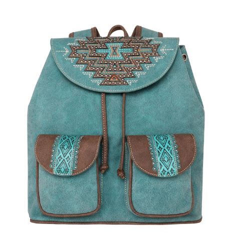 MW1207G-9110 TQ Montana West Aztec Collection Backpack