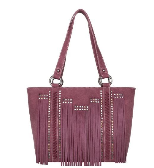 MW1208G-8317 BD Montana West Fringe Collection Concealed Carry Tote