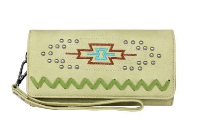 MW1214-W002 GN Montana West Aztec Collection Wallet